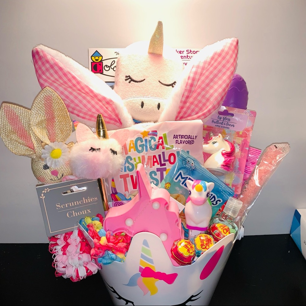 Unicorn#easter pre-filled#gift basket